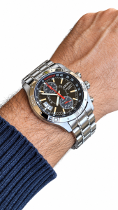Seiko Cron�grafo 7T94-0AK0 A�o 100 M 2008 Bracelete Original