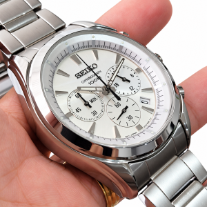 Rel�gio Seiko Cron�grafo 100m A�o 6t63 Original 2018 - 44mm