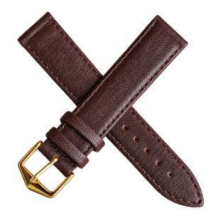 Pulseira Chainon Couro Cabra 20mm Pelica E33g1620 P/ Rel�gio