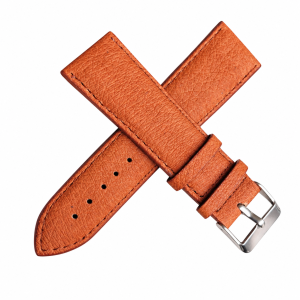 Pulseira Chainon Couro Porco 24mm P/ Rel�gio De Pulso