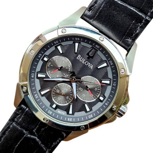 Rel�gio Masculino Bulova 96c113 Quartz Multifun��o Ano 2012